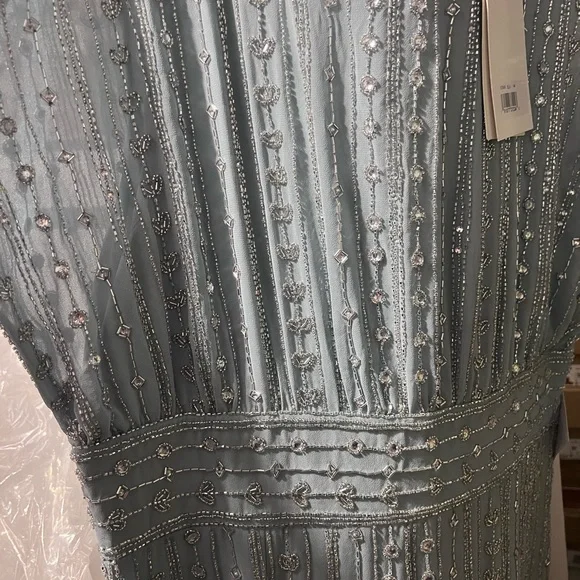 knee length dresses for ladies Beaded Cap Sleeve Sheath Dress main image 0
